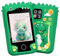 Pretend SmartPhone Fotocamera Digitale Touchscreen 1080P 2.8 Pollici per 3-8 Anni per Ragazze Ragazzi Bambini Fotocamera Videocamera, Regali Natale Compleanno Giocattolo con Scheda 8 GB (Verde)