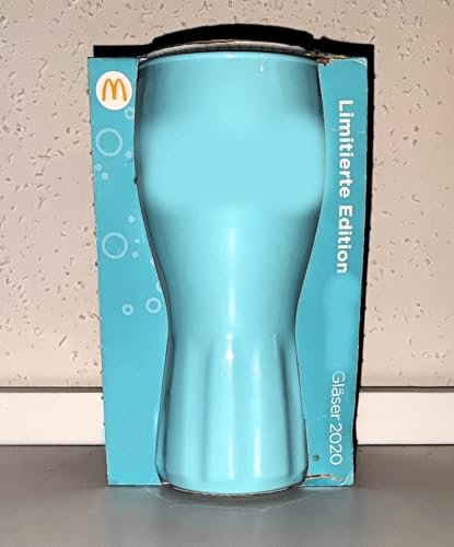 Rahm &AngiesStrickZauber verkauft : Sammelglas Deutschland 2020 / Türkis/Trinkglas/Mcdonalds