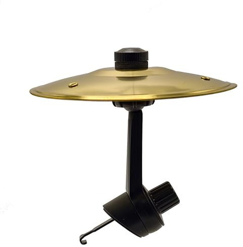 Platillo de ventilación para coche, mini platillo de choque para ventilación de coche (dorado)