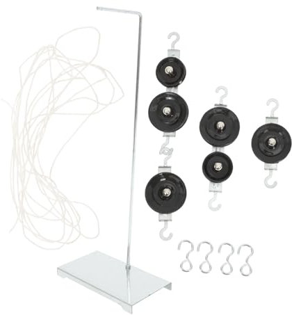 Alipis Flaschenzugblock Und Halterung Eimer Flaschenzugsystem Baumhaus Flaschenzugsystem Zum Heben Schwerer Gegenstände Seilzugrad Flaschenzug Kabelbefestigung Flaschenzugkabel Für