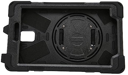 Étui de protection pour tablette Active 3 T570 T575 8 pouces Tablette, étui anti-dérapant avec dragonne et bandoulière, matériau PC en silicone noir