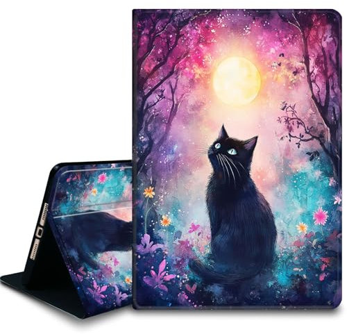Bxgolkgd Funda para tablet Amazon Kindle Fire HD 8/HD 8 Plus (12ª/10ª, versión 2024/2022/2020), funda de soporte a prueba de golpes con disipación de calor, función de encendido y apagado automático