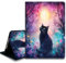 Bxgolkgd Funda para tablet Amazon Kindle Fire HD 8/HD 8 Plus (12ª/10ª, versión 2024/2022/2020), funda de soporte a prueba de golpes con disipación de calor, función de encendido y apagado automático