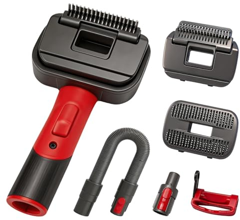 Hundestaubsauger,2 in 1 Hundehaar Staubsaugerbürste für Dyson Kompatibel mit Dyson Gen5detect,Effizient gegen lose Haare,Unterwolle,Hautschuppen & Verfilzungen für Couch,Auto,Teppich & Polstermöbel