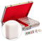 Yellow Mountain Imports Ensemble de Jeu de Mahjong Chinois de Taille Champion avec Malllette en Aluminium avec 146 Tuiles