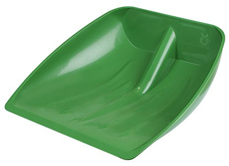 Kerbl 29665 - Pala per Neve e Cereali, in plastica, Senza Bordo