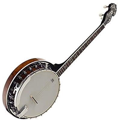 Ozark Tenor Banjo électrique et housse rembourrée