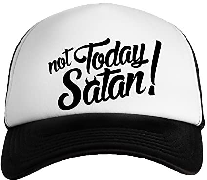 Luxogo Not Today Satan! Jungen Mädchen Kappe Baseball Snapback Boys Girls Cap