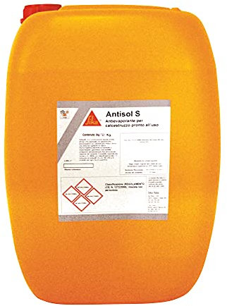 Sika - Sika Antisol S, Liquido Bruno - Antievaporante per calcestruzzo fresco - Pronto all'uso - Confezione da 10kg