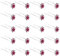 ZOUIQSS 20 Pack (Rose) Épingles à Cheveux en Cristal Rose Fleur Strass Pinces à Cheveux pour Mariée Mariage Femmes Accessoires de Bijoux de Cheveux, avec Récipient Transparent