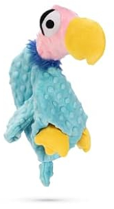 Beeztees Geier Rolf - Hundespielzeug - Plüsch - Blau - 38x15x10 cm