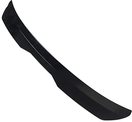 Yctze Heckscheiben-Dachspoiler, Visier-Deflektor, Universal-Spoiler, Heckscheiben-Spoiler, Universal, Heckscheiben-Dach-Deflektor, Obere Spoilerlippe (Glänzend schwarz)