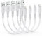Acecene Cable USB Lightning corto [certificado MFi], 5 unidades de cable de carga rápida para iPhone 30 cm iPhone Cable de datos compatible con iPhone 14 13 12 11 Pro Max Mini XR X XS 8 7 6 Plus SE