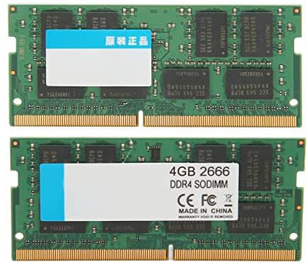 ASHATA DDR4 SODIMM 2666Mhz 260 Broches 64Bits PC Ordinateur Bureau Mémoire Module RAM pour Ordinateur Portable Gaming, Ordinateur Portable Logement Mémoire Gaming RAM Module, Plug and (4 Go)