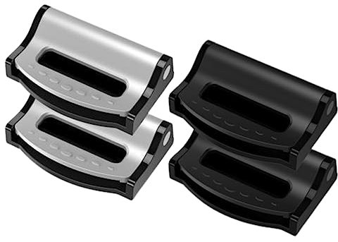 WeddHuis 2 Paia Clip di Posizionamento per Cintura di Sicurezza, Ferma Cinture di Sicurezza Auto,Regola Cinture di Sicurezza Blocco Cintura, Clip per Cintura di Sicurezza per Auto, Universale