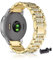 AireWiki Armband Kompatibel mit Garmin Vivomove Sport/Vivomove Luxe/vivomove style Armband Edelstahl Für Herren Damen Elegant Metall Uhrenarmband (Gold)