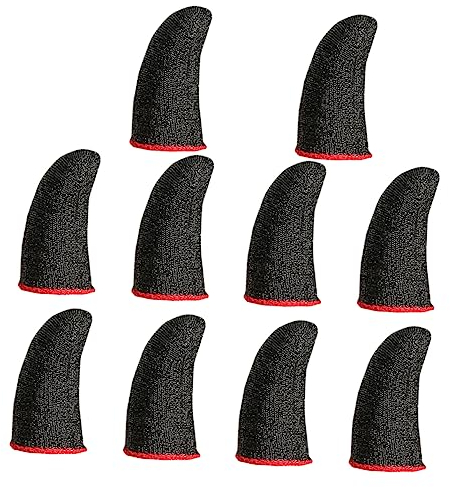 Hemobllo 10 Stk Spiel Fingerspitzenabdeckungen Finger Daumen Ärmel Kinderbett finger sleeve ankle brace handschuhe bequeme Fingerhüllen atmungsaktive Fingermanschetten Handy