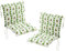 Yahbrra 2 Stück Stuhlkissen mit Rückenteil Sitz, Rückenkissen mit Bänder Niedriglehner Auflage Polsterauflage Gartenstuhl 40X80cm Abnehmbarem Rückenlehne Auflage ( Color : B , Size : 40*80CM(2 pieces)