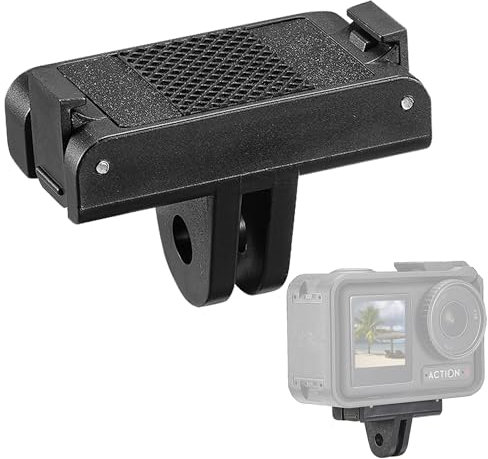 PCTC Magnetische Adapterhalterung, kompatibel mit DJI Osmo 360/Osmo Action 5 Pro/4/3 Schnellwechsel-Adapter – DJI Zubehör, aufsteckbares Stativ, Selfie, Vlogging