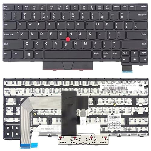 Laptop Replacement Keyboard US Version Keyboard for Lenovo Thinkpad T470 T480 A475 A485 01HX459 01AX364