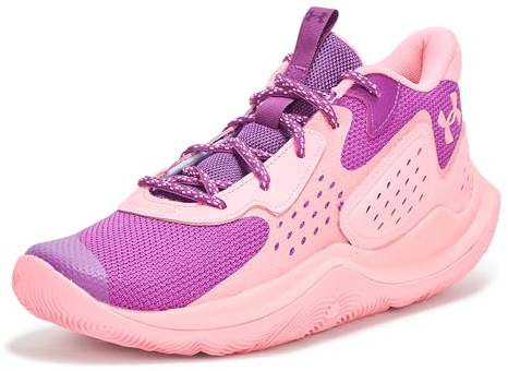 Under Armour Scarpe da basket unisex per adulti Jet '23, (514) Andromeda Viola/Vortice Rosa/Rosa Cosmo, 12.5 Women/11 Men