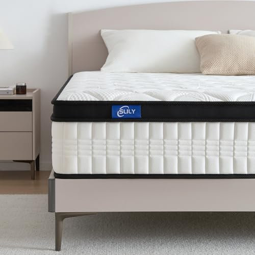 slily Matelas 140x200cm 26cm Épaisseur Matelas Ressorts Ensachés Indépendant en Mousse à Mémoire de Forme 7 Zone Parfait Soutien Confort,Matelas Hybride 26cm, Certifié Oeko-Tex