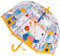Kinder Clear Bubble Regenschirm Transparente Kuppel Durchsichtige Kinder-Regenschirme für Jungen und Mädchen mit kneifsicherem Verschluss und griffigem Hakengriff (Gelber Hase)