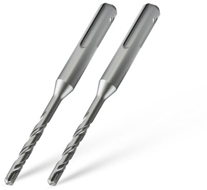 CSOOM SDS Plus Bohrer 6x110 2pcs,Professionell Betonbohrer,Ideal zum Bohren in Stein, Beton, Naturstein, Ziegelmauer
