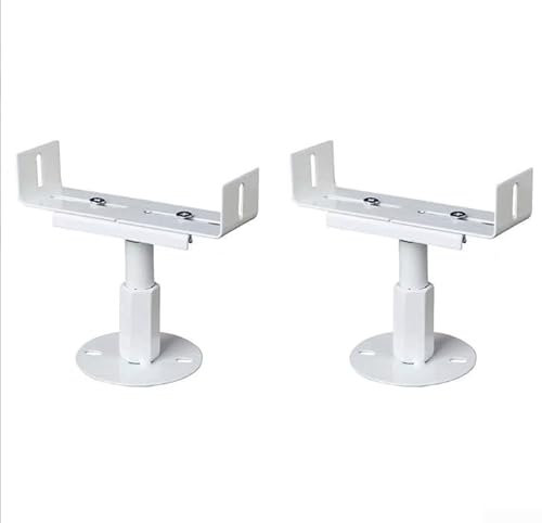 2 soportes de radiador, soporte de suelo de aluminio grueso de altura ajustable, soporte de radiador de resistencia a la niebla de sal para el hogar (ajustable de 16 a 21 cm)