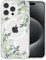 RALEAVO Magnetic Case for iPhone 16 Pro, Compatible with Magsafe Cute Flower Girls & Women Clear Case Silicone Shockproof Protective Cover with Floral Pattern Case for iPhone 16 Pro-Leaves
