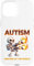 Autism Lighting Up the World Funny Autistic Skeleton Design Case for iPhone 15