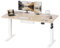 JUMMICO Electric Standing Desk, 140 x 60 cm Home Office Height Adjustable Desk, Computer Lift Table with Smart Panel & Memory Function, Beige