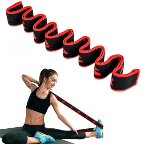 KWKPR Trainingsband, Resistanceband, 12 Intensitätsstufen, Fitness-Workouts, Yoga, Kniebeugen, Knieschützer