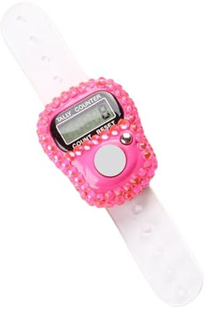 Finger-Handzähler | digitaler Zähler | zurücksetzbarer digitaler Rundenzähler | Strickreihenzähler, Rücksetzbarer LCD-Bildschirm, Nummernverfolgungs-Aufzeichnungsring für Runden, Strickreihen