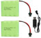 2 Stück 4,8V 2400mAh NiMH Wiederaufladbarer Akku mit SM-2P Stecker & USB-Ladekabel, AA NiMH Batterie für RC Auto, LKW, Jumper, SY-E511 RC Bagger, elektrisches Spielzeug, Elektrowerkzeuge