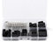 Jumper Wire Pin Connector Kit 310Pcs Male Female Crimp Pins Adaptor, Connectors Kit for Breadboard Prototyping with Transparent Box, Screw Terminals