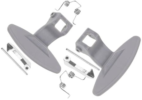 DOITOOL 2 Sets Metal Washing Machine Door Lock Handle for Replacement Parts Durable Drum Latch Prevents Door Lock Malfunctions and Improves Appliance Longevity