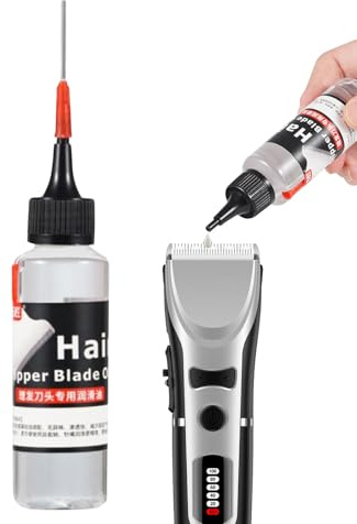 Scherkopf Öl Für Haarschneidemaschinen, 60ml Rasiereröl, Rasieröl Clippers Oil, Schmiermittel Bartschneider Öl, Feinmechaniköl, Rostschutz Geruchloses Und Reibungsminderndes Trimmeröl