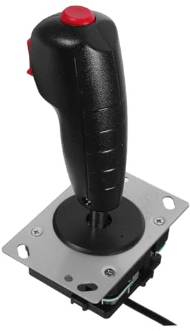 MUSISALY Gaming Joystick für Flugmaschinen mit Mikroschalter leiterplatte Komfortabler Griff Schneller Präziser Controller für PC Ersatzspielgriff für Flug simulatoren Stilvolles Design