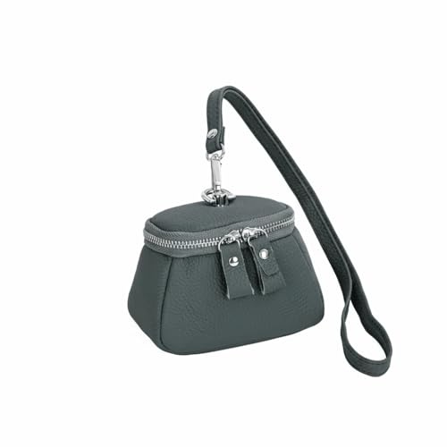 Einfache tragbare hängende Hals- Lippenstift-Make-up-Tasche, elegante Geldbörse zum Aufhängen, Münzgeldbörse, Kopfhörer-Tasche, Mini-Münzgeldbörse, grün, Modern