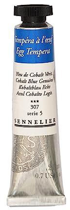 Sennelier Tempera Paint, 21ml, Cobalt Blue S5