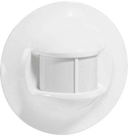 Legrand 048817 Détecteur de Mouvement Autonome ECO2 3 Fils avec Neutre IP41, Fixation Plafond avec Portée 2m x 12m