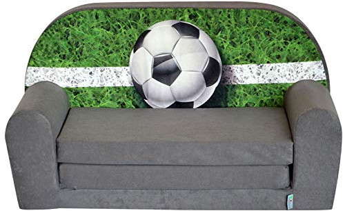 FORTISLINE – Kindersofa MINI ausklappbar 40x78x45cm - Kindersofa für Kinder 2in1 - Kindercouch ausklappbar - Schlafcouch aus Schaumstoff - Abnehmbarer Bezug - Viele Motive