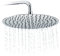 Relaxdays Duschkopf Regendusche rund, 300 mm, Edelstahl, Spiegeleffekt, Hochglanz, rain shower 1/2 Zoll, silber