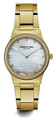Kenneth Cole New York Damen-Armbanduhr Analog Quarz Edelstahl KC50061001