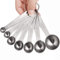 Measuring Spoons Stainless Steel Set of 7 for Measurement Tablespoon Teaspoon Measuring Dry and Liquid Ingredients