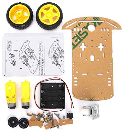 DollaTek Smart Motor Roboter Auto Batterie Box Chassis Kit Geschwindigkeit Encoder für Arduino