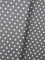 Baumwollstoff Punkte 9mm, Breite 145 cm, 9 Farben (Grau, 100cm)
