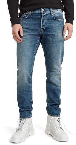 G-Star Herren 3301 Regular Tapered Jeans, Blau (vintage azure 51003-C052-A802), 38W / 36L