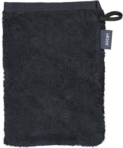 Joop! Handtücher Uni Cornflower 1670 schwarz - 906 Waschhandschuh 16x22 cm